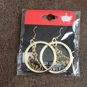 NWT.  Wyoming Cowboy French Hook Hoop Earrings